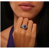 Image 2 : 14KT White Gold 2.64ct Tanzanite and Diamond Ring
