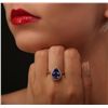 Image 3 : 14KT Yellow Gold 3.43ct Tanzanite and Diamond Ring