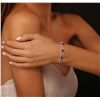Image 2 : 18KT White Gold 8.64ctw Ruby and Diamond Bracelet