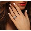Image 1 : 14KT White Gold 1.63ctw Diamond Ring