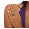 Image 3 : 14KT White Gold 5.21ct Tanzanite and Diamond Ring