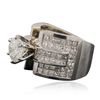 Image 2 : 18KT White Gold 5.63ctw Diamond Ring