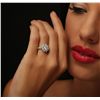 Image 2 : 14KT White Gold 2.10ctw Diamond Ring