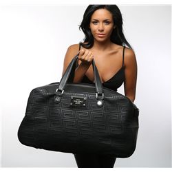 Versace Black Leather "Couture" Big Bag