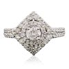 Image 3 : 14KT White Gold 1.31ctw Diamond Ring