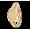 Image 1 : Ladies Rolex 18KT Yellow Gold DateJust Wristwatch