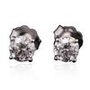 Image 1 : 14KT White Gold 1.02ctw Diamond Solitaire Earrings