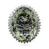 Image 3 : 14KT White Gold 37.65ct Quartz and Diamond Ring