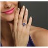 Image 4 : 14KT White Gold 2.28ct Tanzanite and Diamond Ring