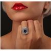 Image 3 : 14KT White Gold 2.74ct Tanzanite and Diamond Ring