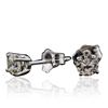 Image 2 : 14KT White Gold 0.58ctw Diamond Earrings