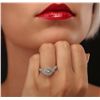 Image 3 : 14KT White Gold GIA Certified 1.63ctw Diamond Ring