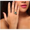 Image 1 : 14KT Yellow Gold 2.03ct Emerald and Diamond Ring