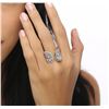 Image 5 : 14KT White Gold 3.81ctw Diamond Ring