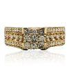 Image 3 : 14KT Yellow Gold 0.91ctw Diamond Ring