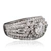 Image 2 : 18KT White Gold 2.38ctw Diamond Ring