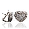 Image 2 : 18KT White Gold 0.50ctw Diamond Earrings