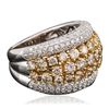 Image 2 : 14KT Two-Tone Gold 2.51ctw Diamond Ring