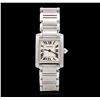 Image 1 : Ladies Stainless Steel Cartier Tank Wristwatch