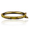 Image 1 : 19KT Yellow Gold Jadeite Bangle Bracelet