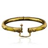 Image 3 : 19KT Yellow Gold Jadeite Bangle Bracelet