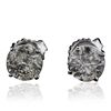 Image 1 : 14KT White Gold 2.05ctw Diamond Earrings