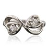 Image 1 : 14KT White Gold 0.27ctw Diamond Ring