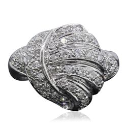 18KT White Gold 0.85ctw Diamond Ring