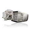 Image 2 : 18KT White Gold 4.16ctw Diamond Ring