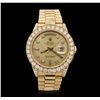 Image 1 : Gents Rolex DayDate 18KT Yellow Gold 3.70ctw Diamond Wristwatch