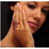 Image 2 : 14KT Rose Gold 20.04ct GIA Certified Morganite and Diamond Ring