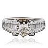 Image 1 : 18KT White Gold 1.46ctw Diamond Ring