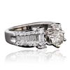 Image 2 : 18KT White Gold 1.46ctw Diamond Ring