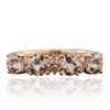 Image 1 : 14KT Rose Gold 1.31ctw Morganite and Diamond Ring