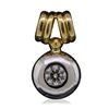 Image 1 : 18KT Two-Tone Gold 0.50ct Diamond Pendant