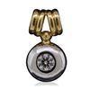 Image 1 : 18KT Two-Tone Gold 0.50ct Diamond Pendant