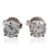 Image 1 : 14KT White Gold 2.07ctw Diamond Stud Earrings