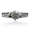 Image 1 : Platinum 1.14ctw Diamond Ring