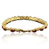 Image 2 : 10KT Yellow Gold 0.10ctw Diamond Bracelet
