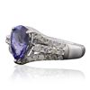 Image 2 : 14KT White Gold 1.88ct Tanzanite and Diamond Ring