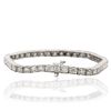 Image 2 : 14KT White Gold 4.54ctw Diamond Tennis Bracelet