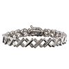 Image 1 : 14KT White Gold 1.07ctw Diamond Bracelet