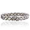 Image 2 : 14KT White Gold 1.07ctw Diamond Bracelet