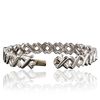 Image 3 : 14KT White Gold 1.07ctw Diamond Bracelet