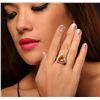 Image 3 : 14KT Yellow Gold 4.28ct Citrine and Diamond Ring