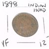 Image 1 : 1898 INDIAN HEAD PENNY RED BOOK VALUE $12.00+ *NICE EARLY VERY FINE GRADE*!! PENNY CAME OUT OF SAFE!