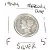 Image 1 : 1944 SILVER MERCURY DIME RED BOOK VALUE $5.00+ *NICE EARLY FINE GRADE*!! DIME CAME OUT OF SAFE!!