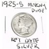 Image 1 : 1925-S *RARE KEY DATE* SILVER MERCURY DIME *NICE EARLY SILVER DIME*!! DIME CAME OUT OF SAFE!!