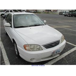 2003 - KIA SPECTRA/REBUILT SALVAGE /FLOOD DAMAGE