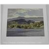 Image 2 : AJC - 1898-1992 'Casson Lake' 11x13 icnh Litho Hand Signed AJC and Embossed Approved with Certificat